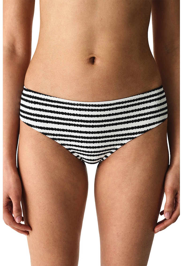 Slip cu dungi - Alb/Negru