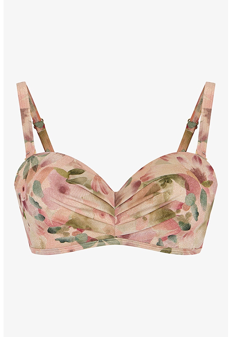 Costum de baie cu model floral - Multicolor