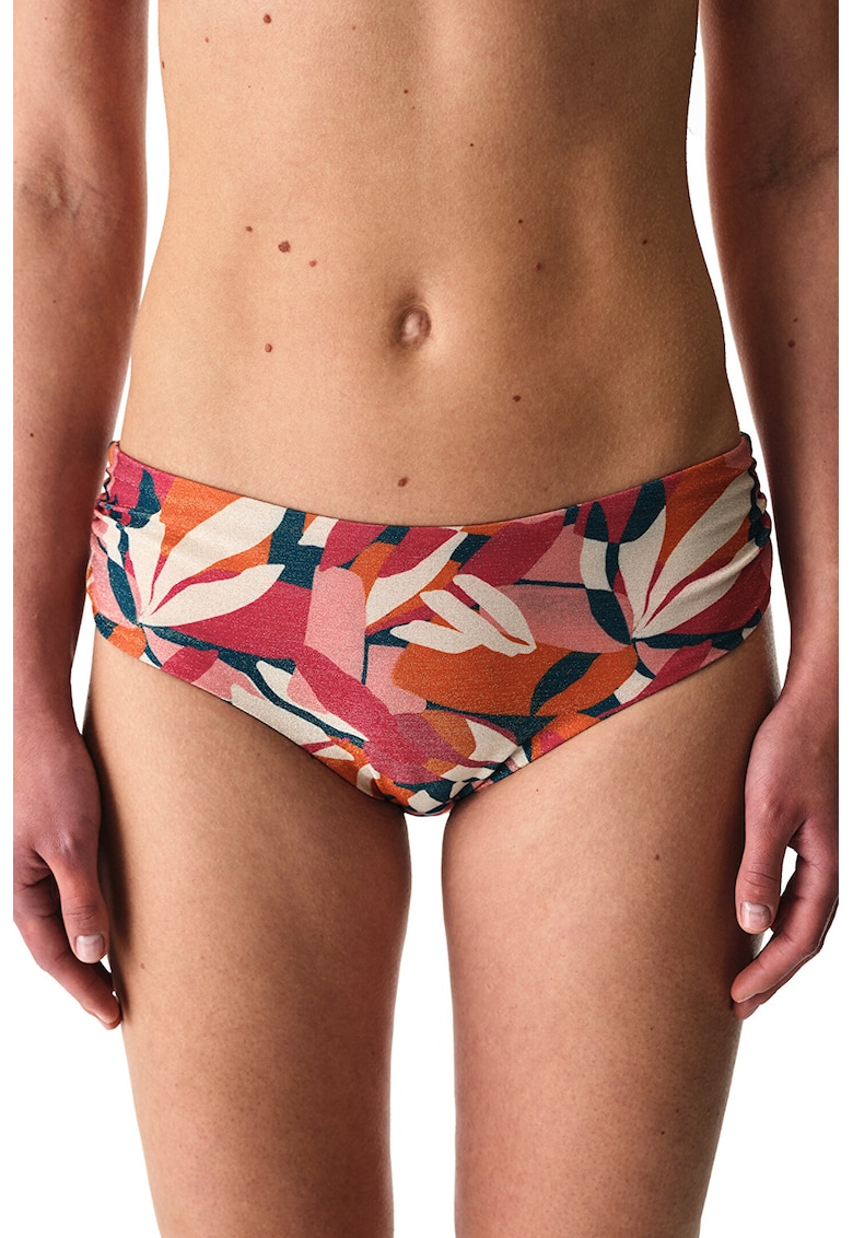 Slip hipster cu model - Roz deschis/Roz aprins/Portocaliu stins/Albastru petrol