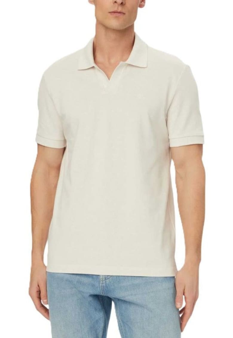 Tricou polo SS OPEN COLLAR CASUAL PIQUE POLO-LV04RF215G-GNA