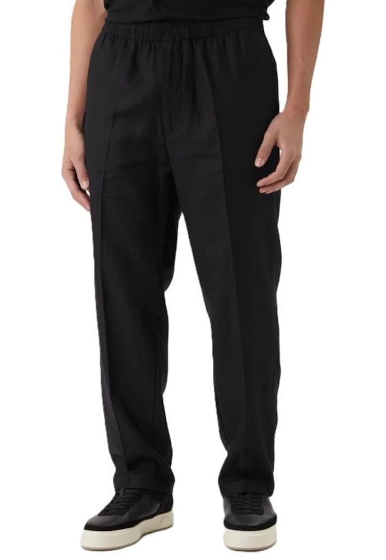 Pantaloni STRAIGHT LINEN PULL ON PANT-LV04LF619G-UB1