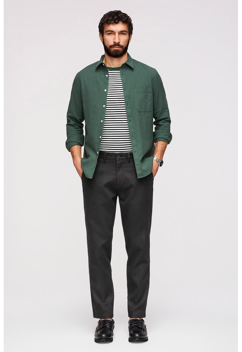 Pantaloni chino slim fit - Negru