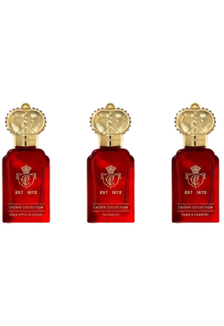 Set : Colectia de Coroana - Oras si Tara - Eau De Parfum - Neutru - 10 ml + Colectia de Coroana Matsukita - Eau De Parfum - Neutru - 10 ml + Colectia de Coroana Crap Apple Blossom - Eau De Parfum - Neutru - 10 ml