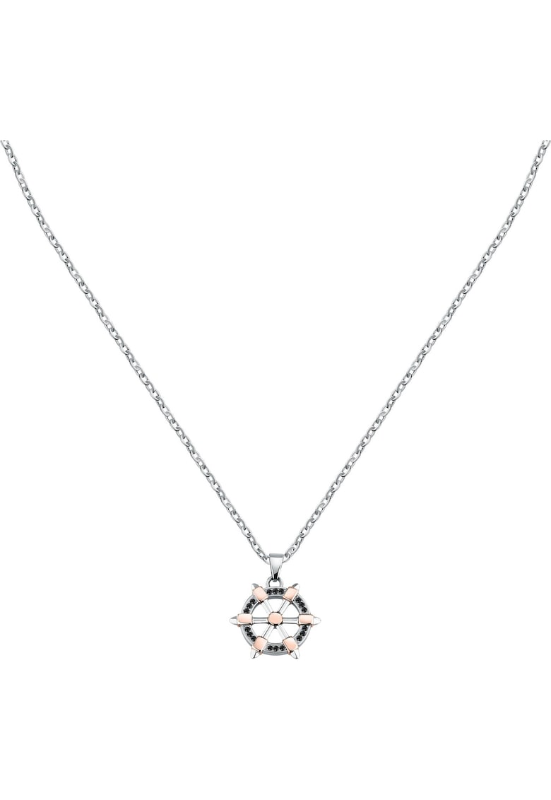 Colier SAHB17 - Argintiu - Negru - Rose gold