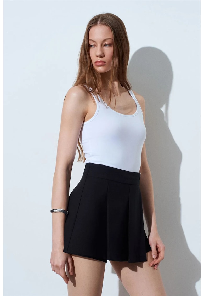 Bluza dama - bluza din jerseu subtire - elastic - alb - bumbac
