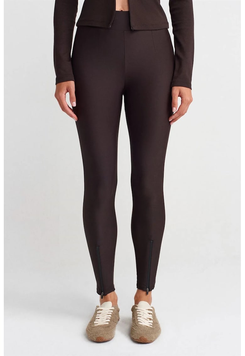 Colanti Femei skinny - talie inalta - 80% poliamida/20% elastan - Maro