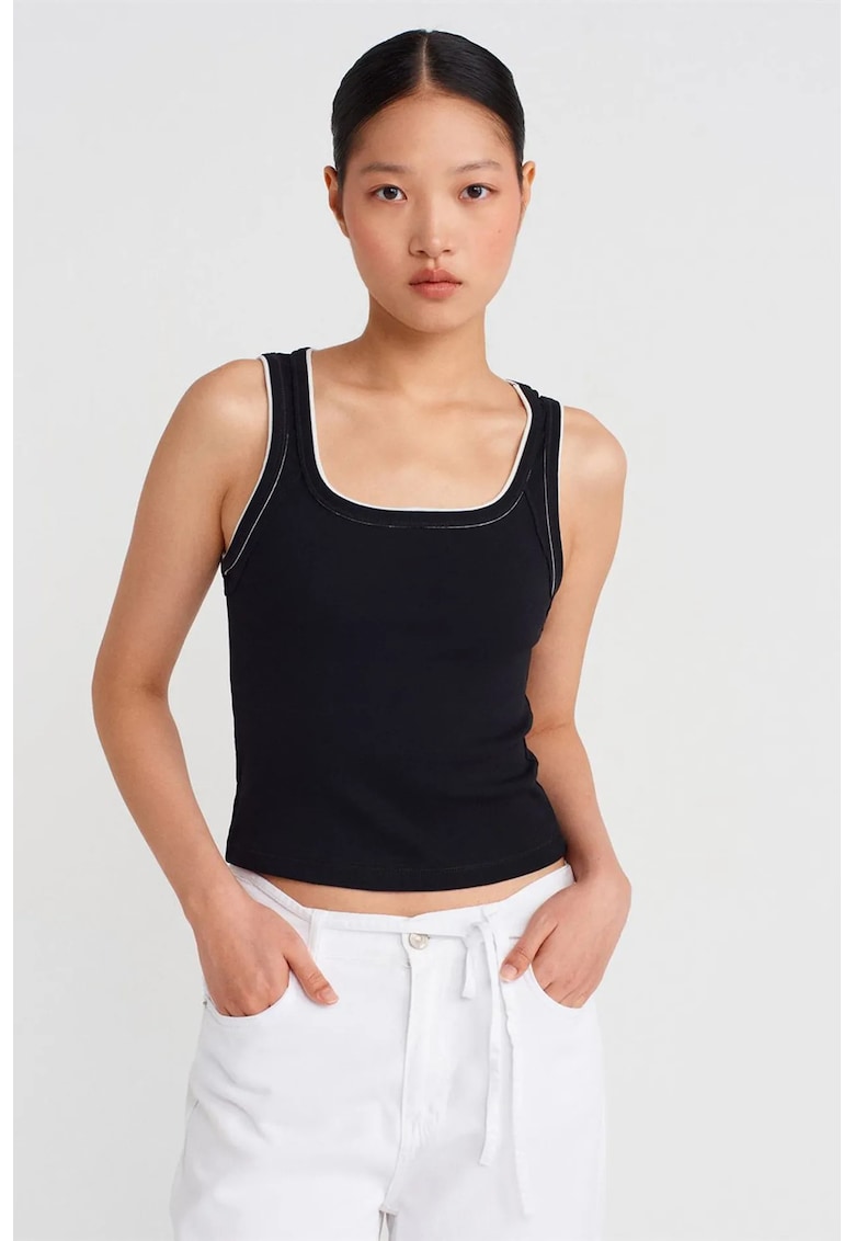 Bluze dama - din bumbac - casual - negru