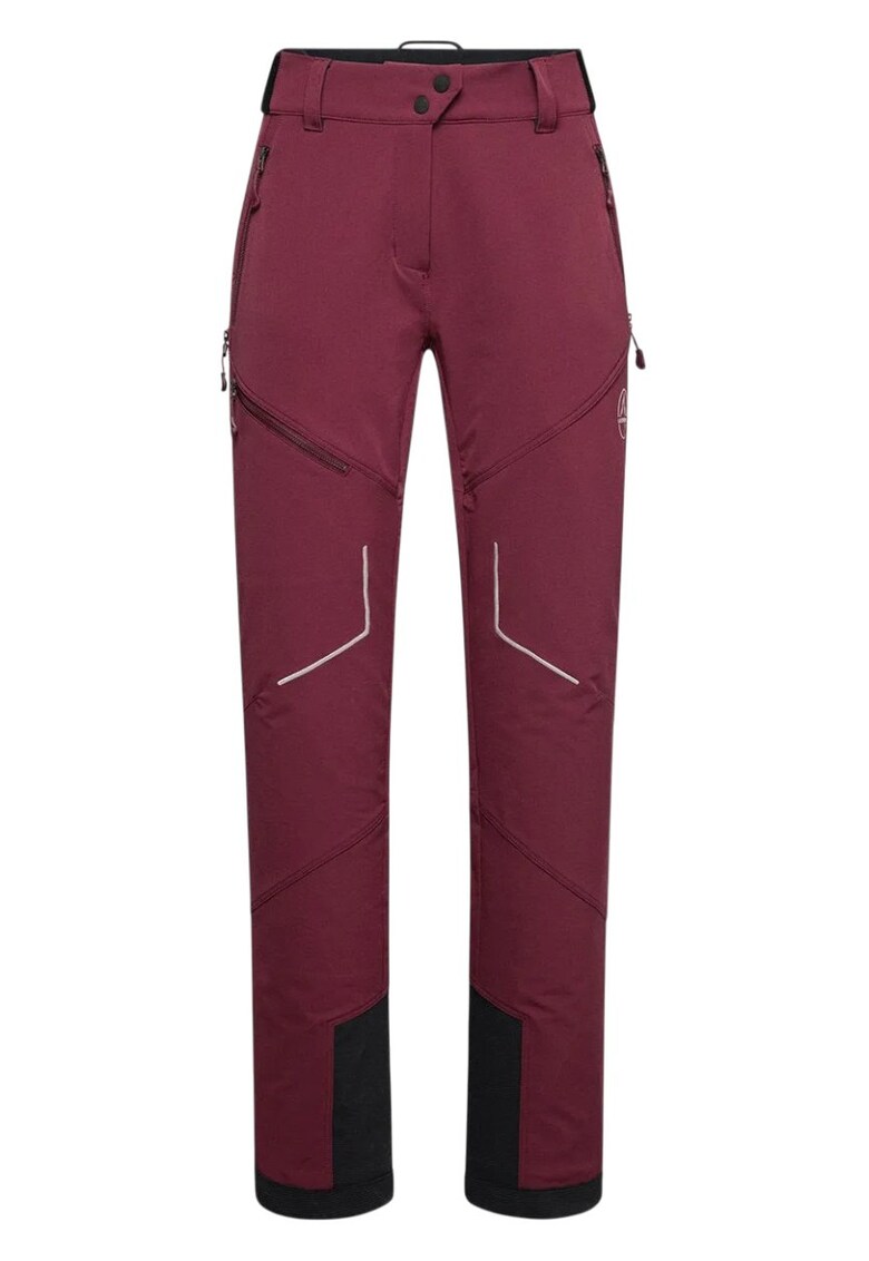 Pantaloni dama Excelsior - Rosu inchis
