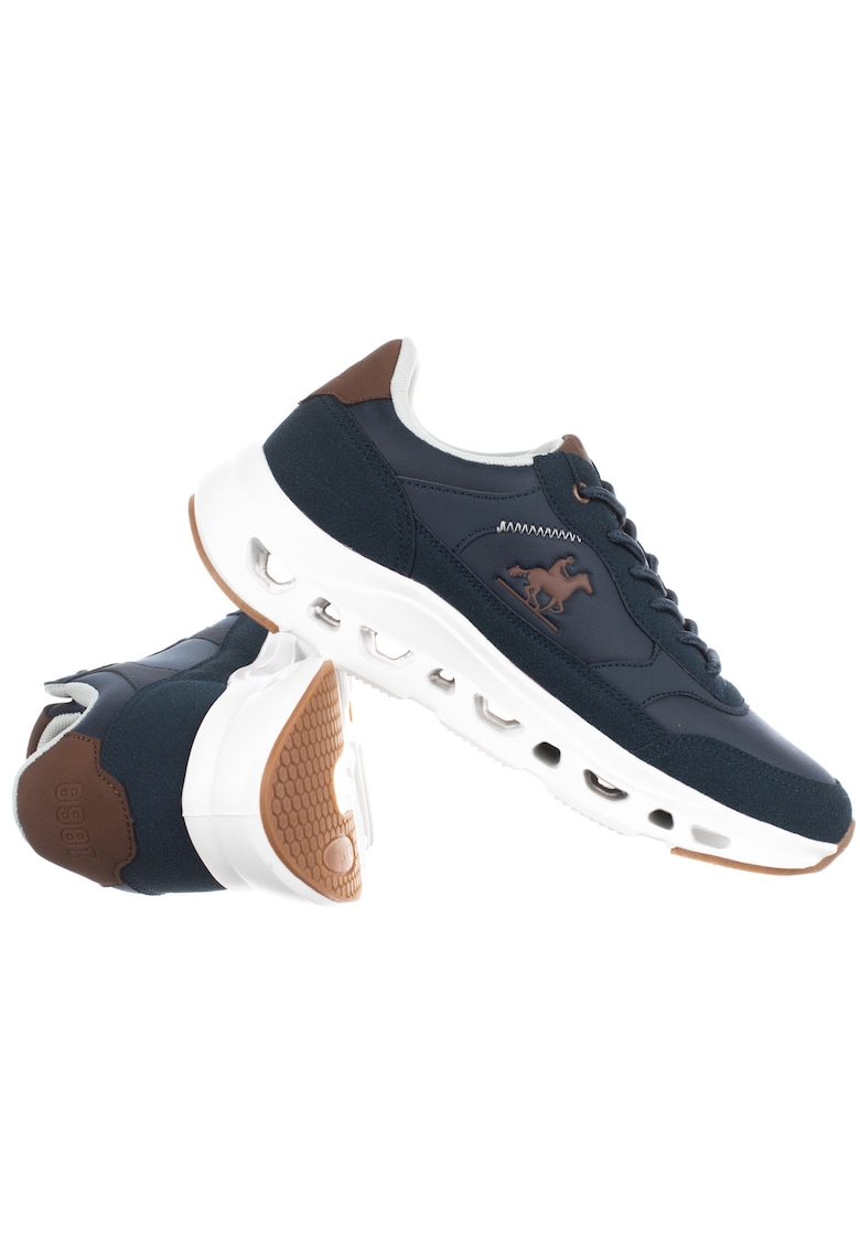 Pantofi sport cu logo contrastant
