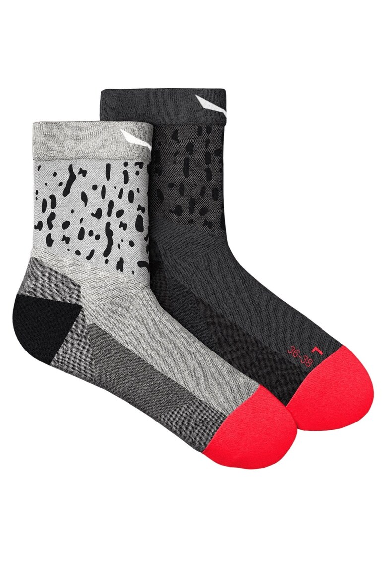 Sosete dama Mountain Trainer Sal. Merino Quarter - Gri/Roz