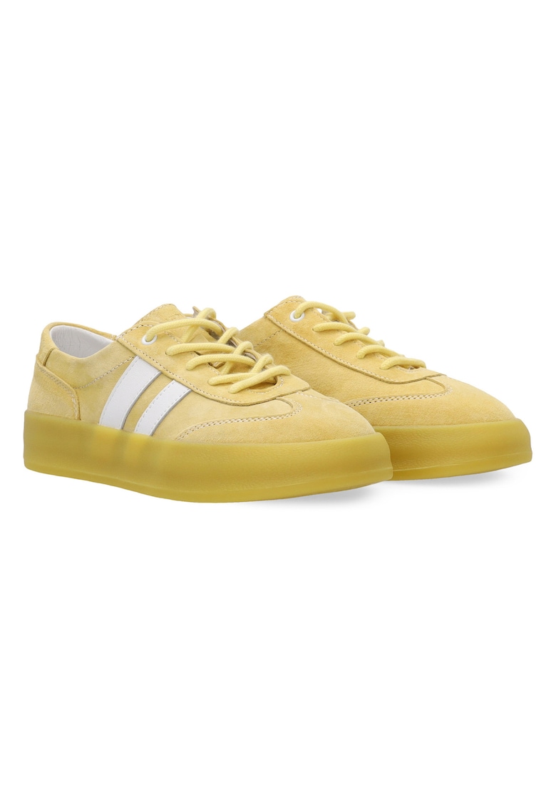 Pantofi sport uni din piele intoarsa -