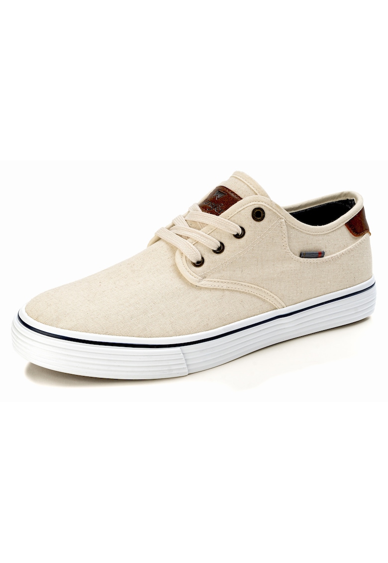 Pantofi barbatesti CALYPSO DERBY C MEN LOW - casual - bej - textil - talpa cauciuc -