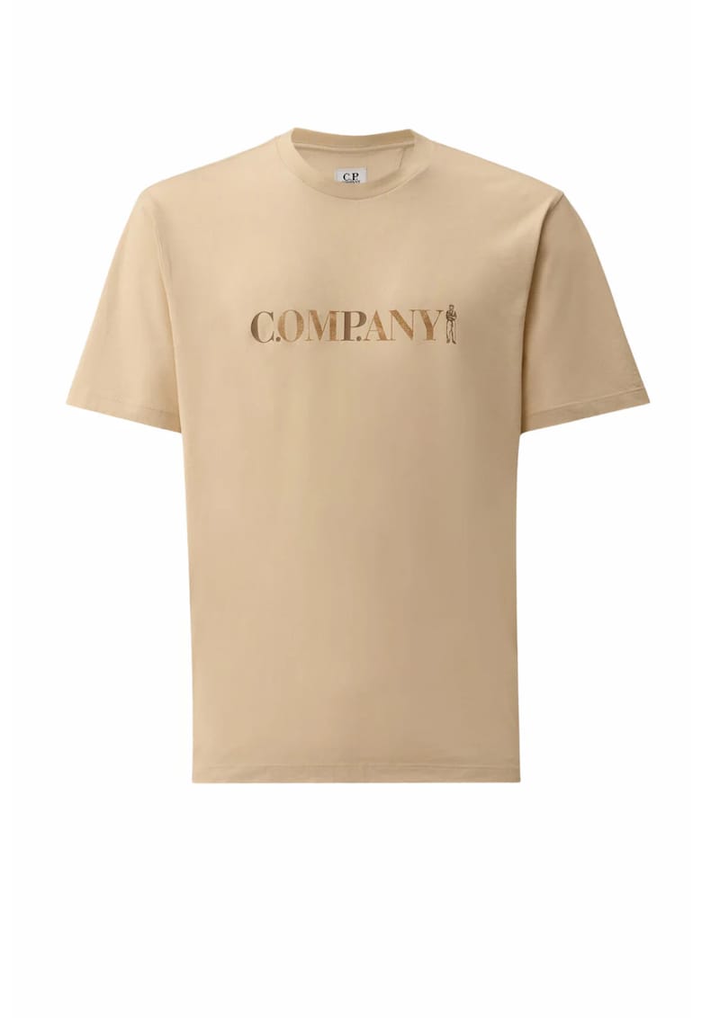 Tricou barbati - C.P Company 30/1 - Bej
