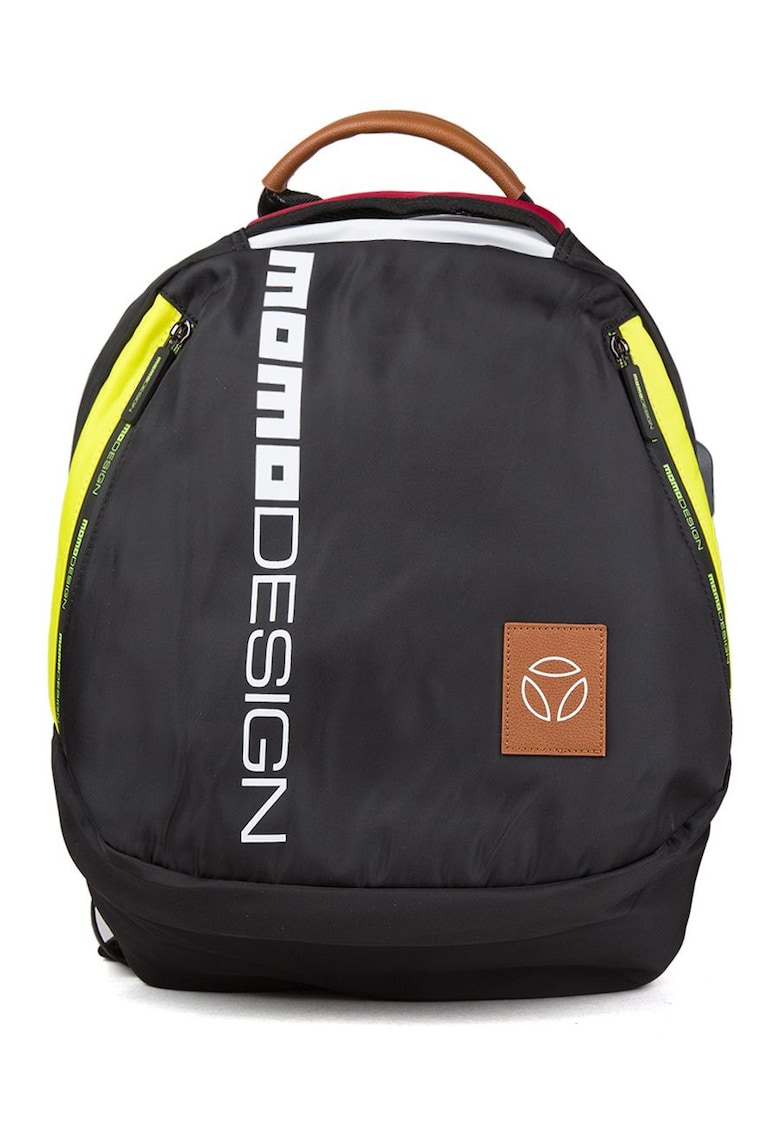 Rucsac cu segmente de piele ecologica - 28x13.5x41 cm