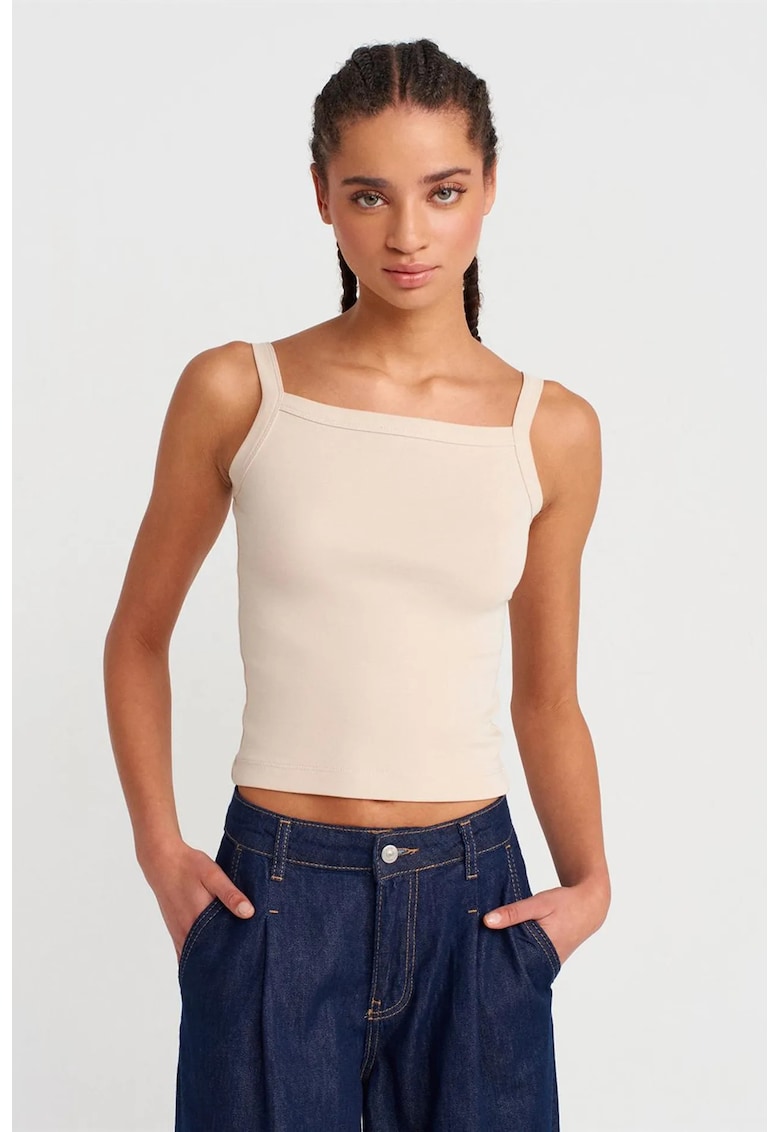 Bluze dama - Bluza Cami - casual - bej natural - 100% bumbac