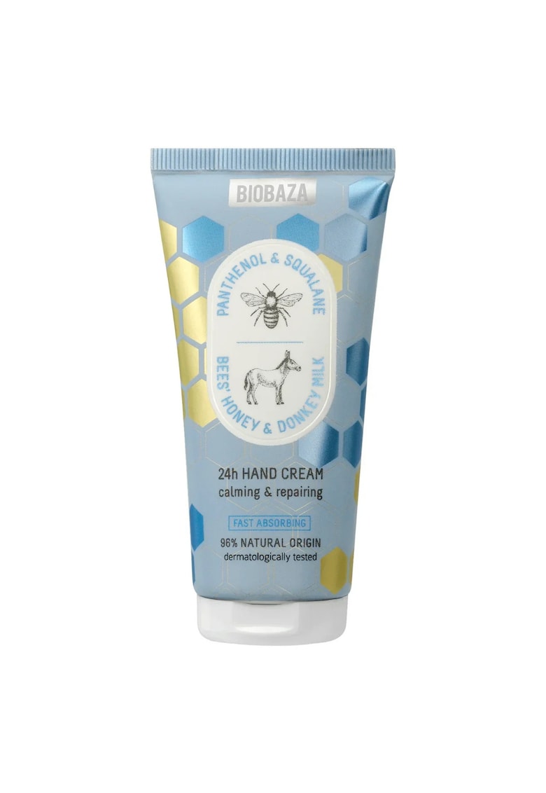 Crema de maini calmanta & reparatoare - cu lapte de magarita - 24 h - Bees & Donkey - 50 ml