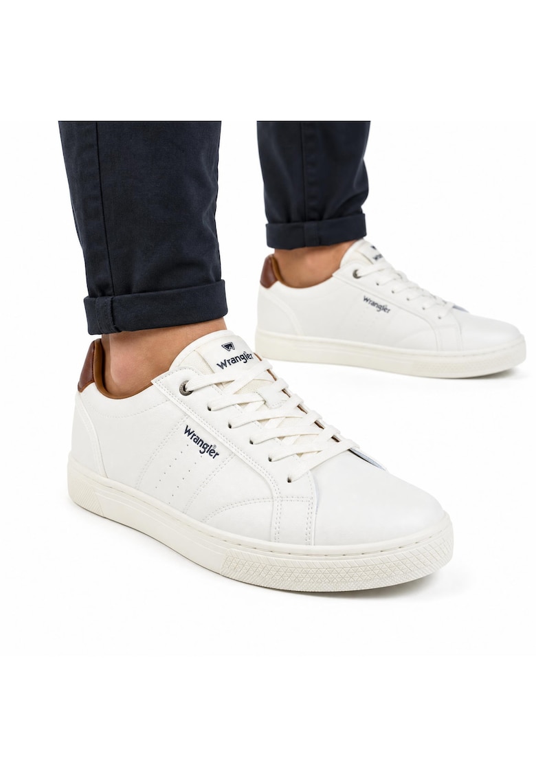 Pantofi sport barbati RITCHY MEN LOW - alb - sintetic -