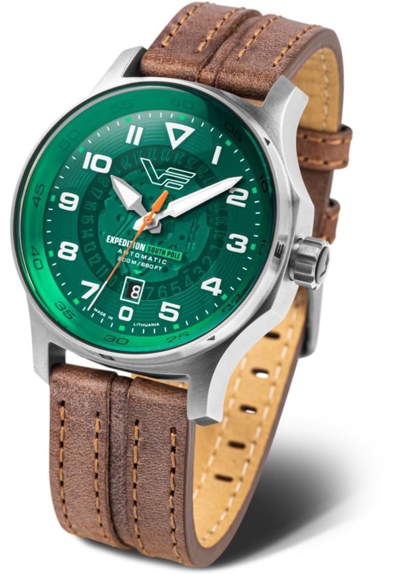 Ceas de barbati - YN55-592A759 - verde - clasic - rezistent la apa