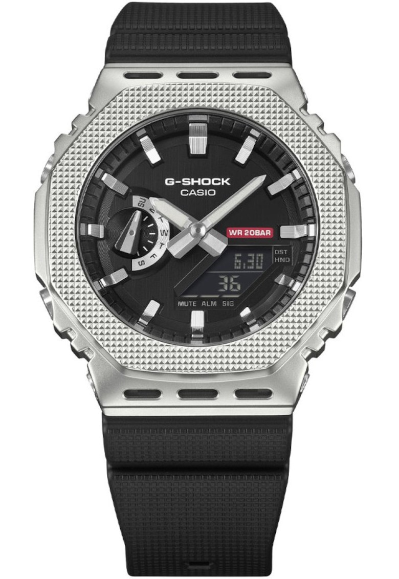 Ceasul de barbati GM-2100M-1AER negru sport rezistent la socuri