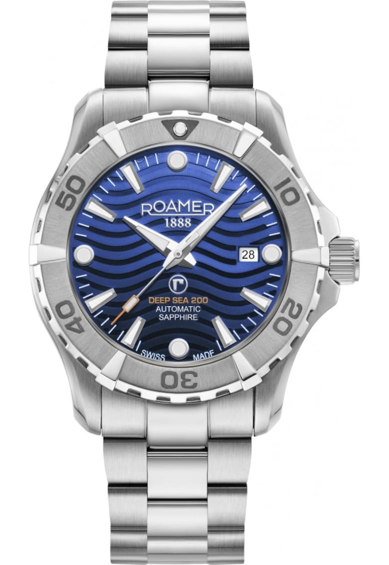 Ceas de barbati 860983 41 45 70 - de culoare albastru inchis - potrivit pentru sporturi subacvatice