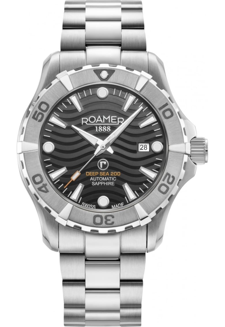 Ceas de barbati 860983 - cu bratara din otel inoxidabil - sport - potrivit pentru scufundari