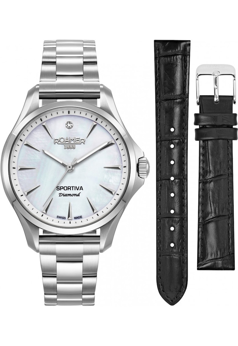 Set de dama 865847 41 20 50 - argintiu - sport - curea suplimentara