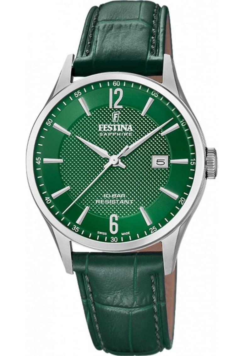 Ceas de barbati 20007/5 - verde clasic