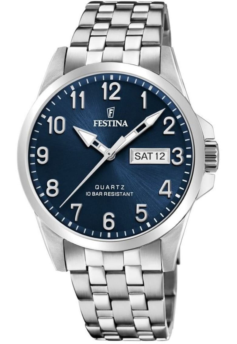 Ceas de barbati 20357/C - clasic - de culoare bleumarin - potrivit pentru inot