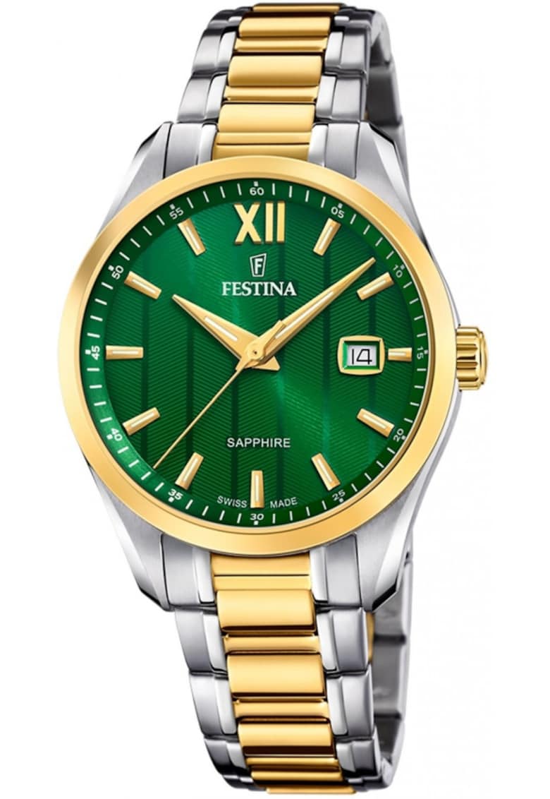 Ceas de barbati 20027/3 - clasic verde