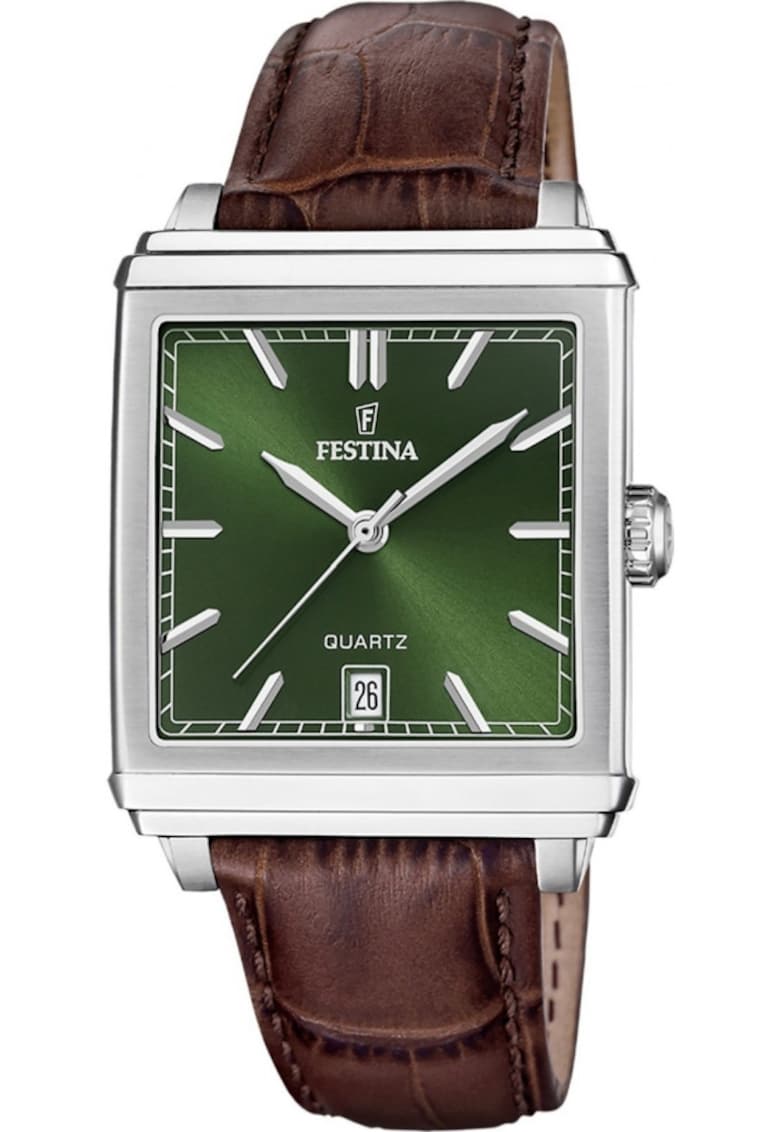 Ceas de barbati 20681/7 verde clasic