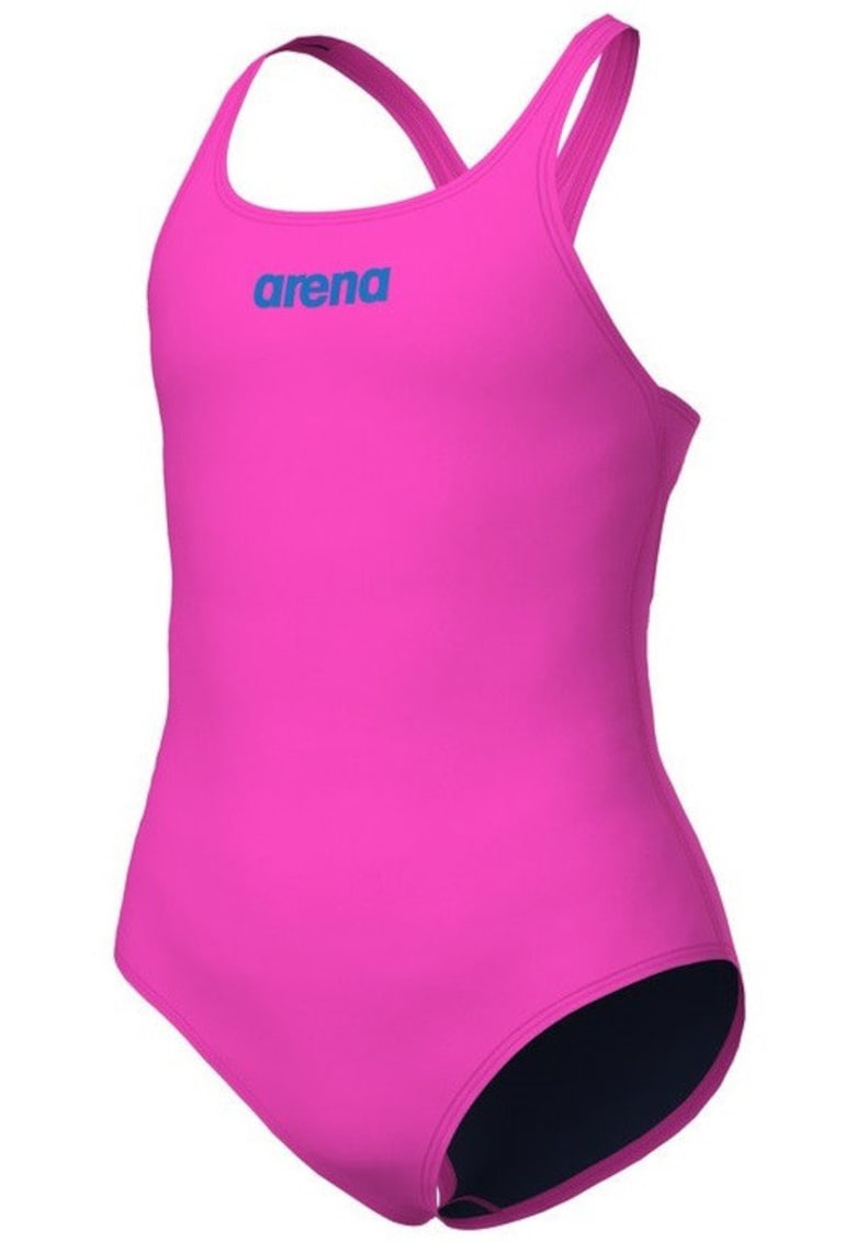 Costum baie fete Team Swim Pro Solid - Roz