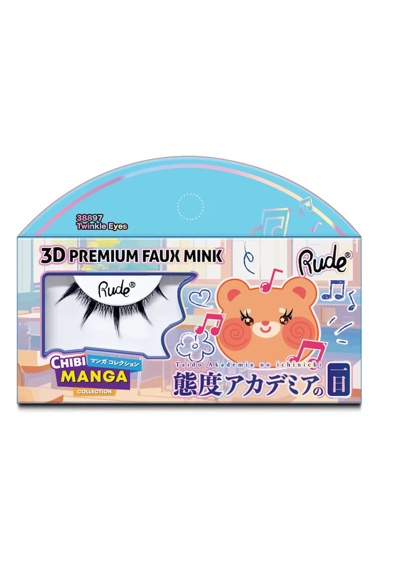 Gene false premium - efect 3D - model Twinkle Eyes - Chibi Manga Faux Mink - Cosmetics - 1 articol