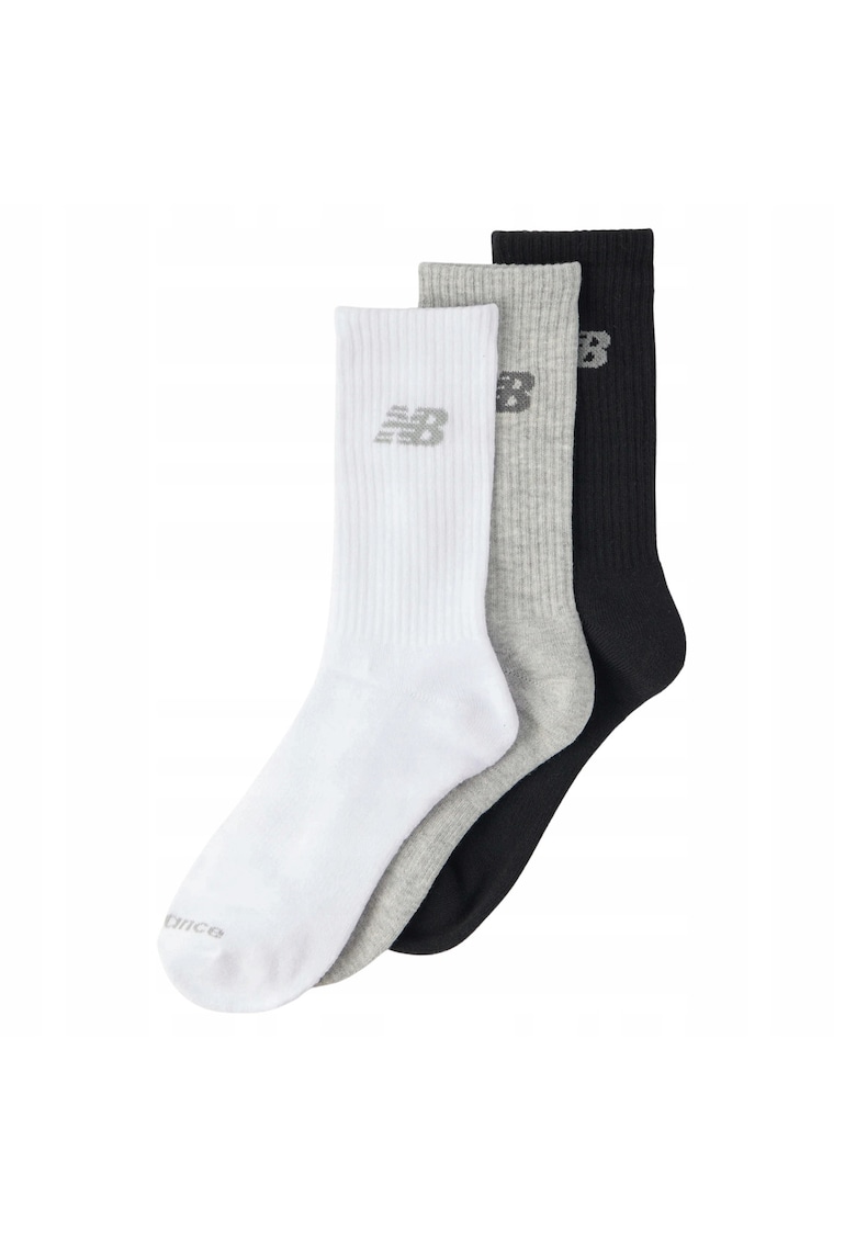 Sosete Sport - Las51423Eu Wm - Marime: 43-46 - Material Usor - Uscare Rapida (100% Poliester) - Constructie Respirabila Pentru Ventilatie - Ajustare Confortabila Pe Picior - Lungime Clasica (Crew) Care Protejeaza Glezna - Multicolor - 3 Perechi
