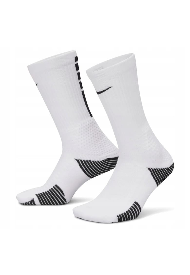 Sosete Sportive - Elite 2.0 Crew Hm0285 100 - Marime 46-50 - Alb - Tehnologie Dri-Fit Pentru Uscare - Tehnologie Unicorn 3-D Spacer Knit Pentru Suport In Zone Critice - Respirabilitate Ridicata - Croi Tehnic Ajustat Stabil