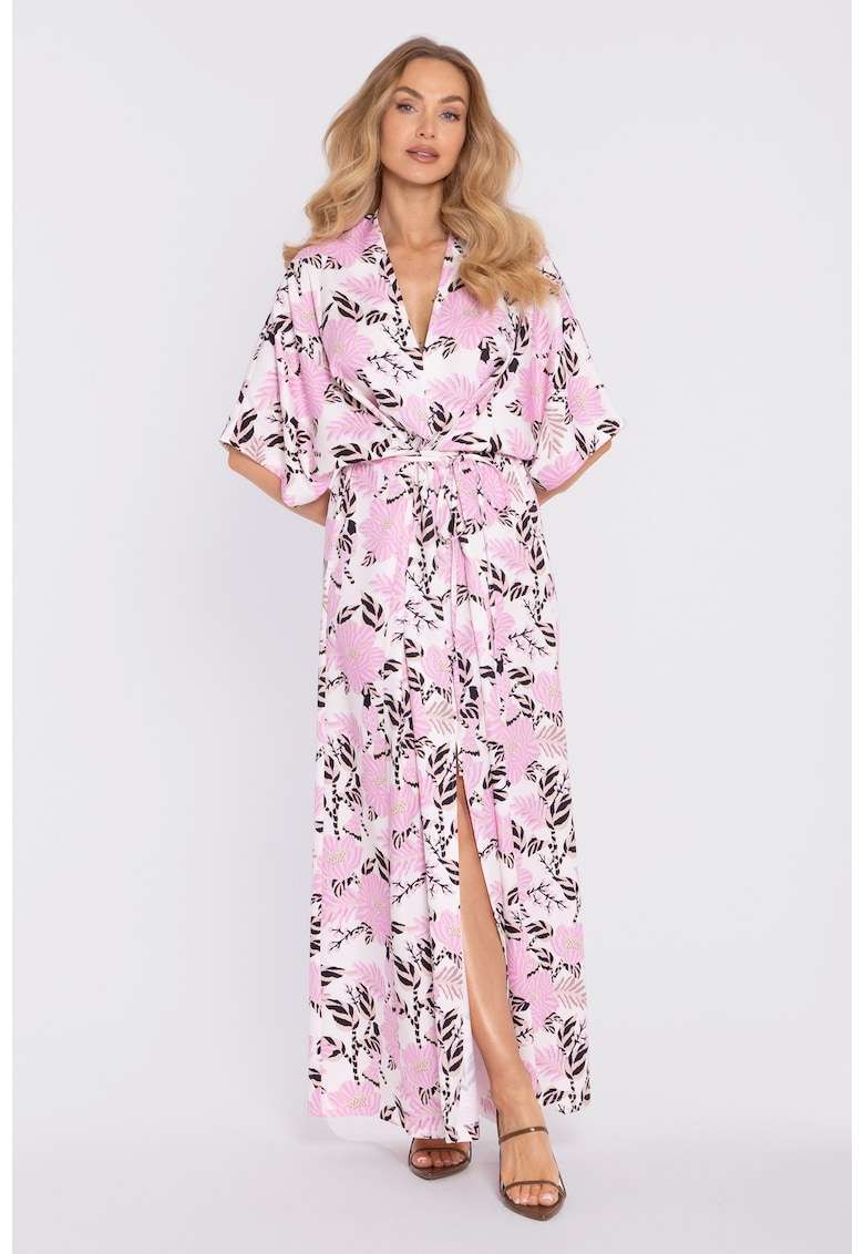 Rochie maxi cu imprimeu - - Multicolor
