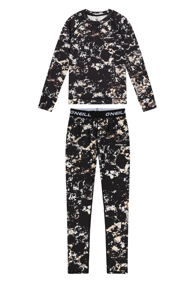 Set bluza si pantaloni de corp copii FWdwqfwqffqwq - Negru/Bej