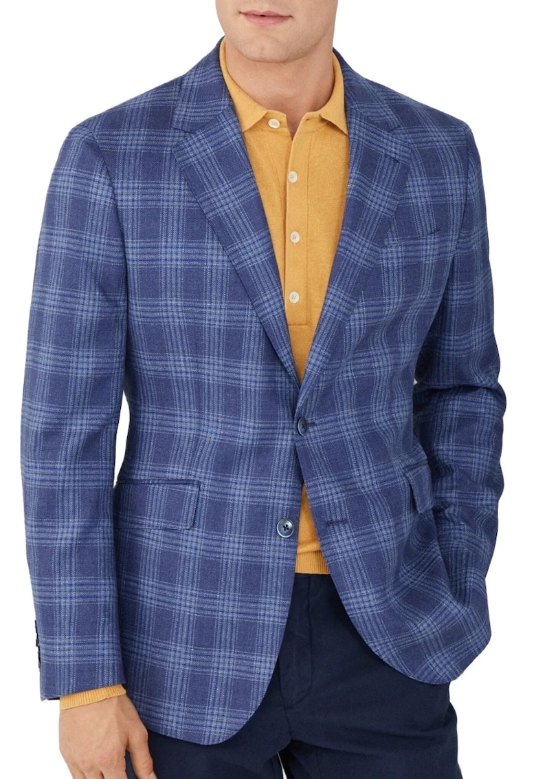 Sacou Barbati HM443344R Albastru