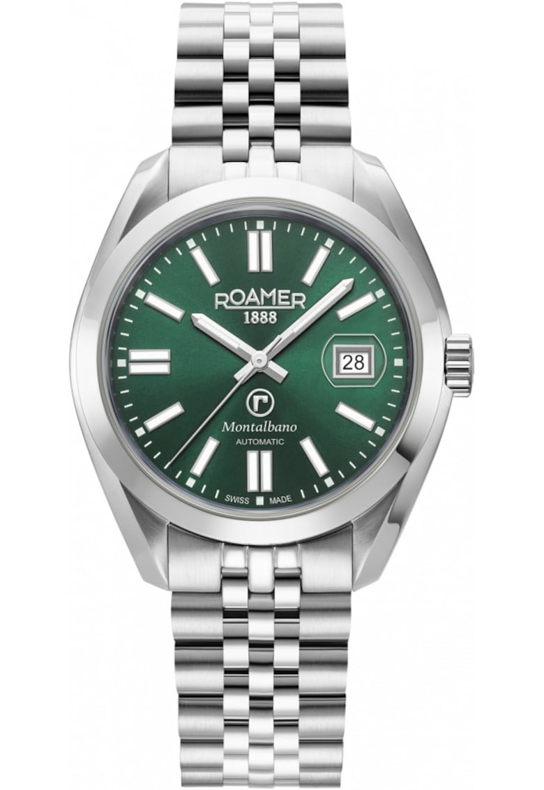 Ceas de barbati 996983 41 75 20 verde - clasic - potrivit pentru inot