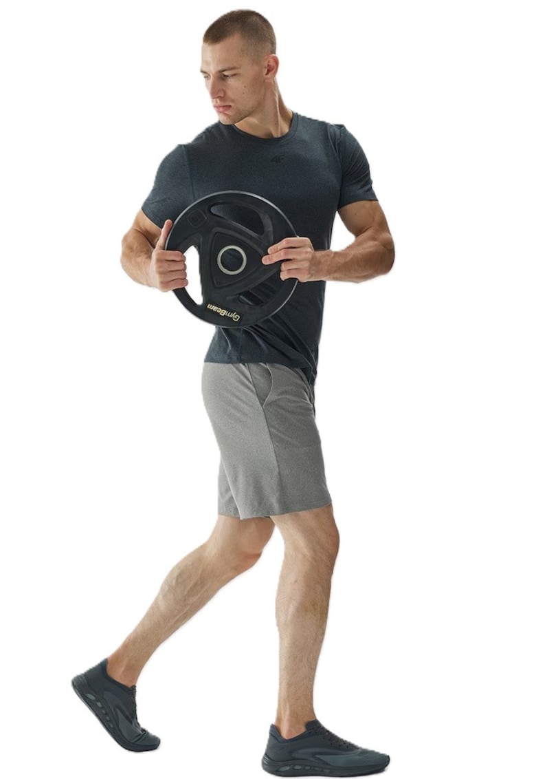 Pantaloni scurti cu buzunare oblice -
