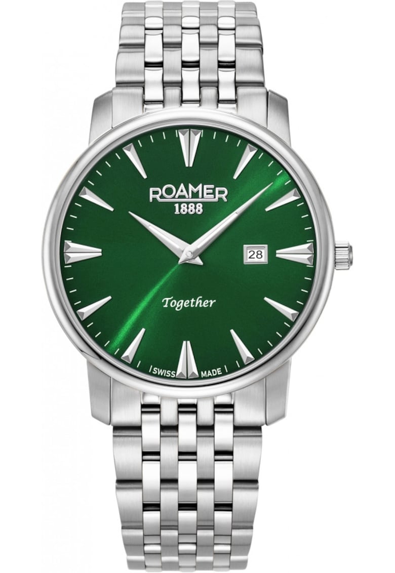 Ceas de barbati 992857 41 75 50 verde clasic pentru cuplu