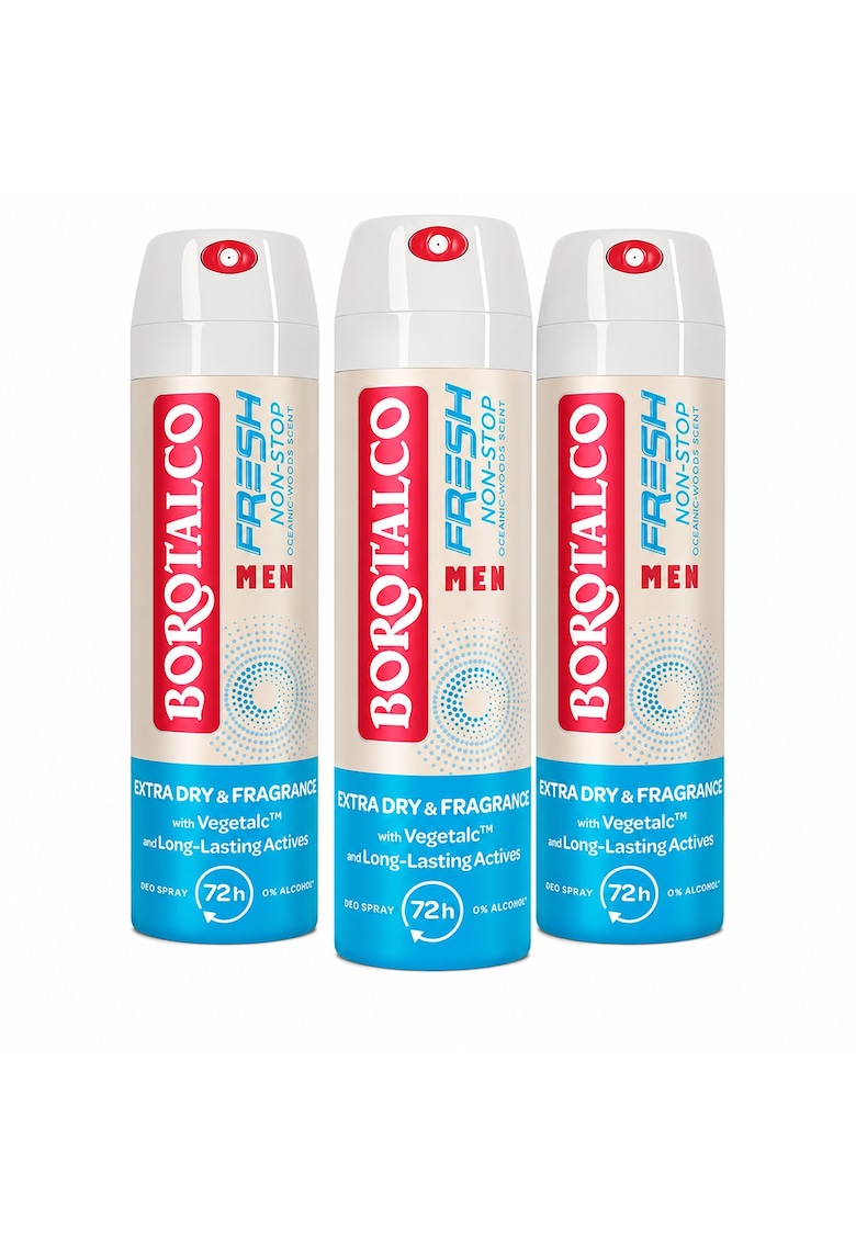 Set Deodorant Spray antiperspirant Men Fresh Non-Stop 3 x 150 ml