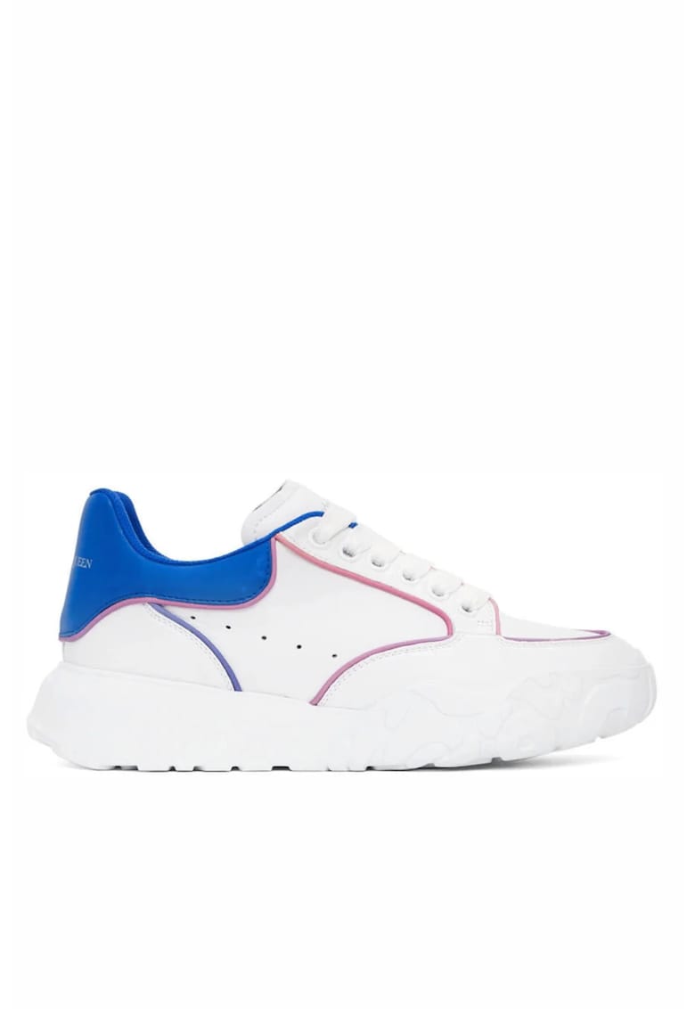 Sneakers barbati - Court - Alb Albastru - Alb/Albastru