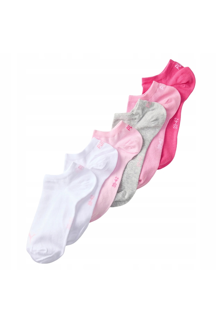 Sosete Sport - 701238879 002 - Marime: 39-42 - Continut Ridicat De Bumbac Pentru Confort - Constructie Respirabila Care Sustine Ventilatia - Cusaturi Plate Care Minimizeaza Frecarea - Elastic Pentru A Preveni Alunecarea - Multicolore - 6 Pachete