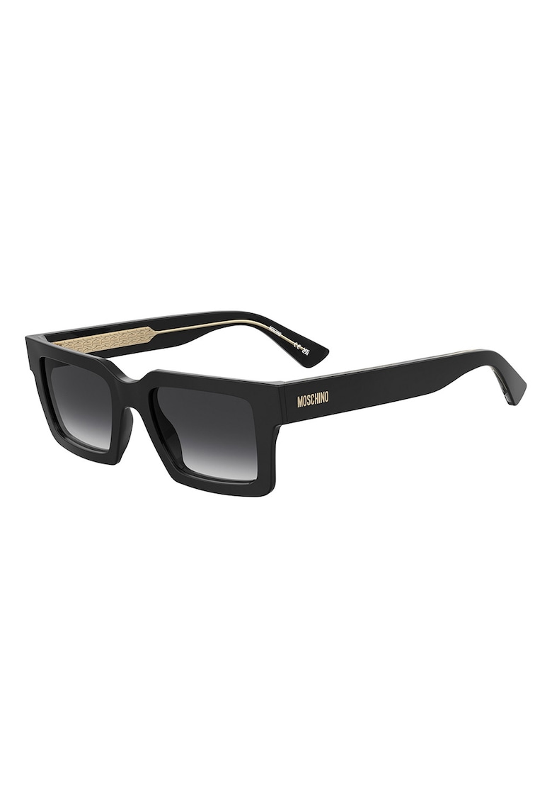 Ochelari de soare dreptunghiulari unisex - Negru