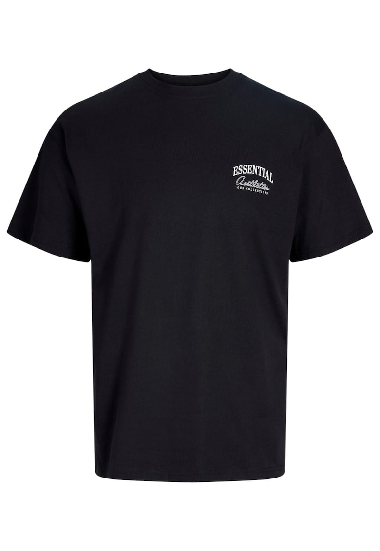 Tricou JACK &JONES Organic Relaxed Studio SN 63020 - Negru