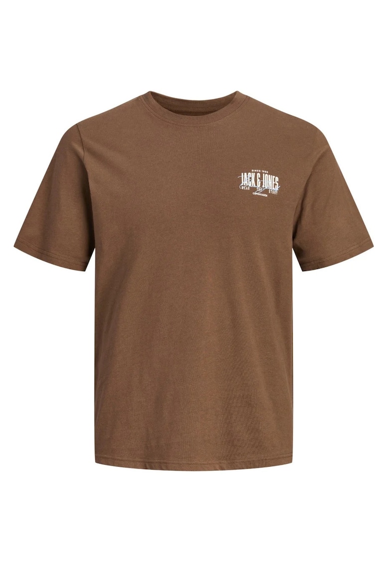 Tricou barbati la baza gatului - din bumbac - Regular Fit - JJAERO