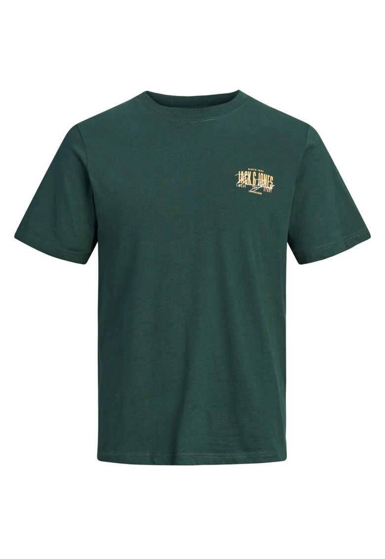 Tricou barbati la baza gatului - din bumbac - Regular Fit - JJAERO