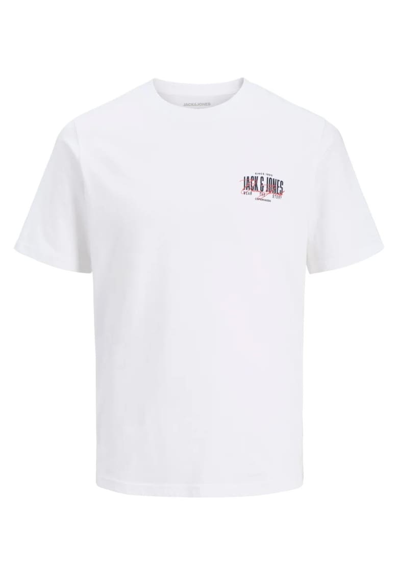 Tricou barbati la baza gatului - din bumbac - Regular Fit - JJAERO
