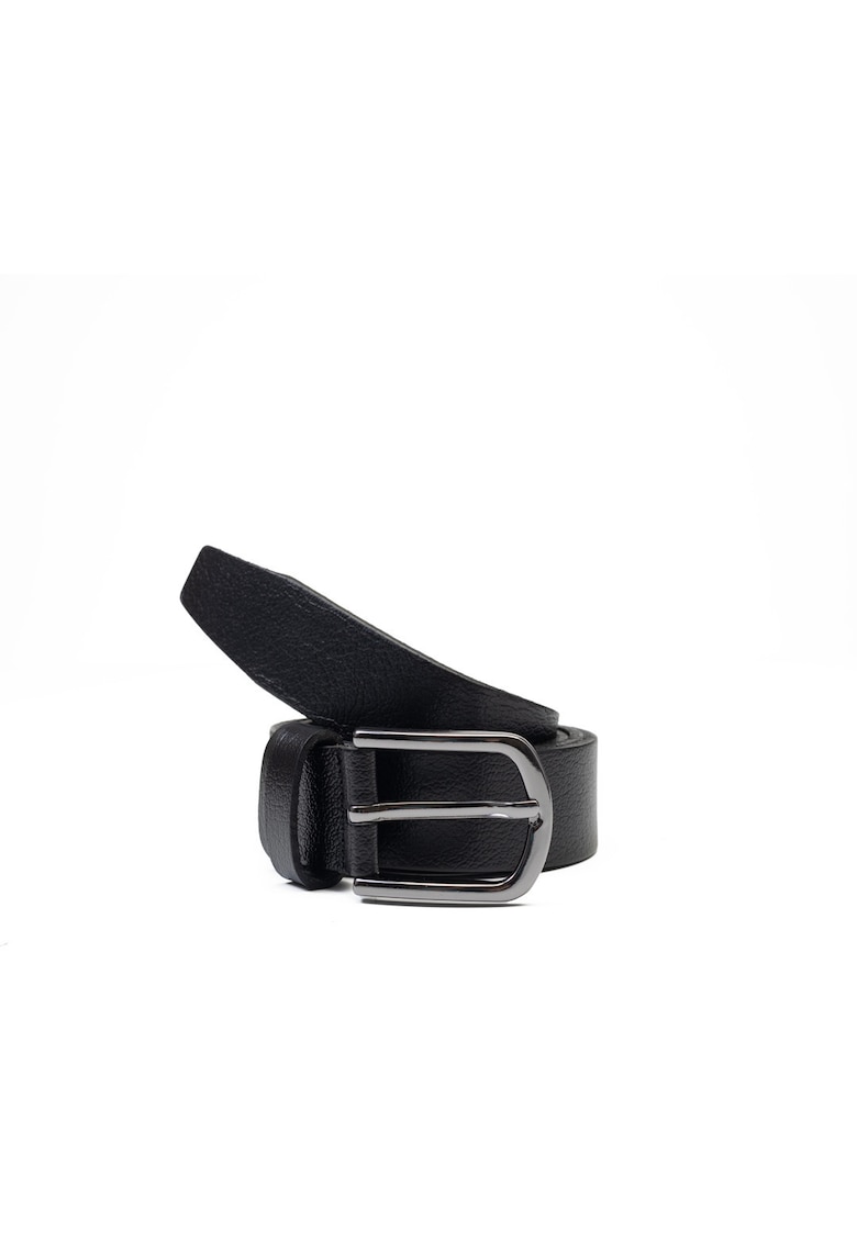 Curea piele copii - negru - New kids - 80 cm