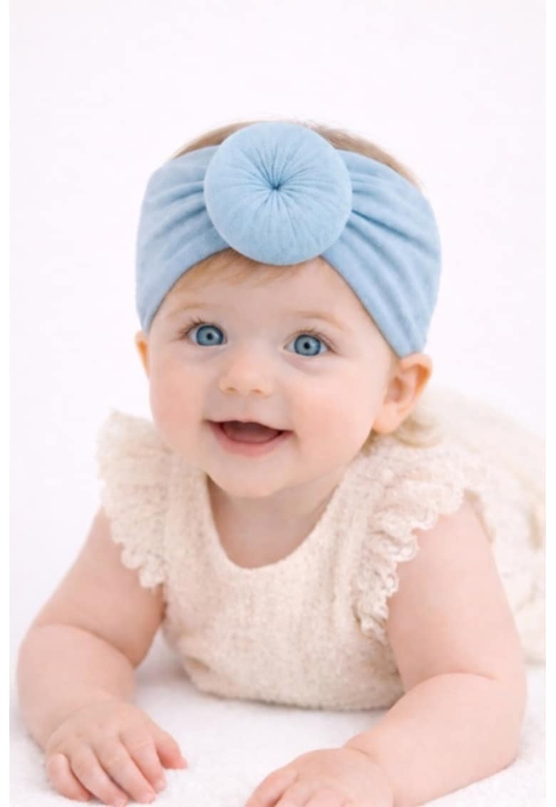 Bentita turban lata bleu - Model AL 34808 - 0-12 luni